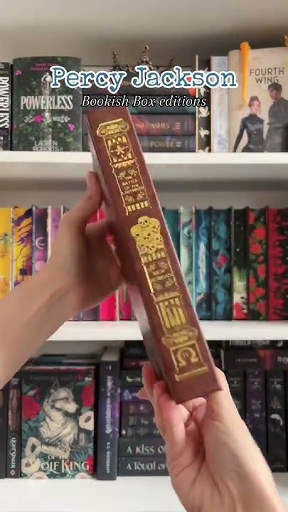 Percy Jackson Bookish Box Set Percyjackson Booktok Pjo Youtube