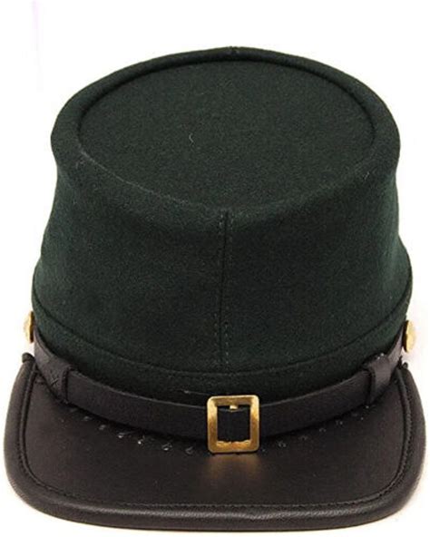 Civil War Union Green Leather Peak Berdans Sharpshooters Kepi Etsy