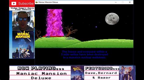 Maniac Mansion Deluxe Walkthrough Bad Ending Mansion Meltdown