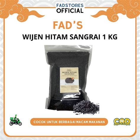 Jual Wijen Hitam Kg Wijen Hitam Sangrai Kg Black Sesame Seed Kg