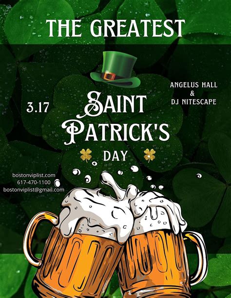 St Patricks Day Party The Greatest Bar Boston March 17 To March 18