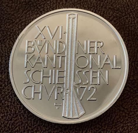 Silber Medaille Kant Schützenfest Chur Kaufen auf Ricardo