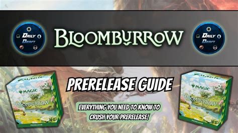 Bloomburrow PreRelease Guide A PreRelease How To Set Breakdown