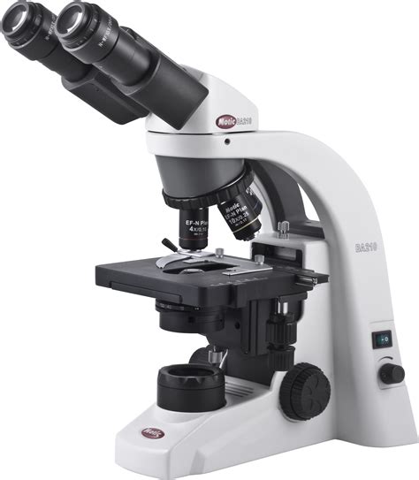 Binocular Compound Microscope Labeled