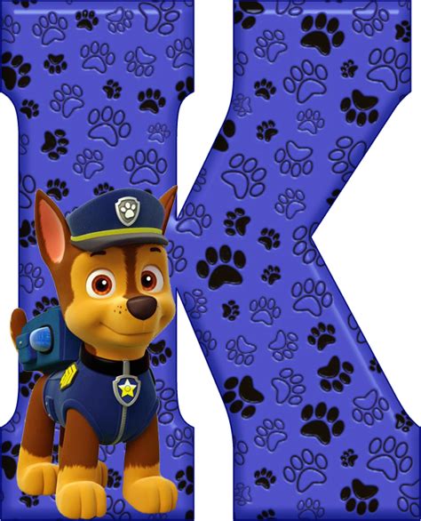 K De Alfabeto Decorativo King Birthday Paw Patrol Birthday Party