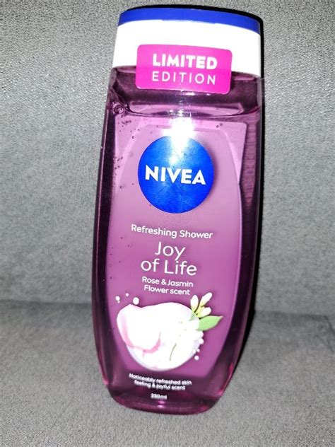 Nivea Refreshing Shower Gel Joy Of Life Rose Jasmin Flower Scent