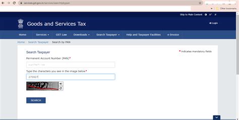 GST Number Search By PAN Guide To GST Search By PAN