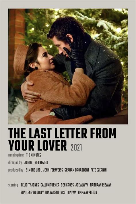 The Last Letter From Your Lover