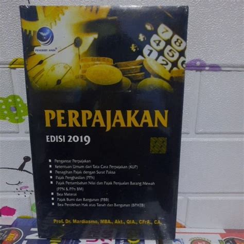 Jual Buku Perpajakan Edisi 2019 By Prof Dr Mardiasmo MBA Shopee Indonesia