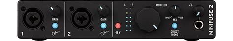 Arturia MiniFuse 2 Flexible Dual Audio Interface Black LN120225