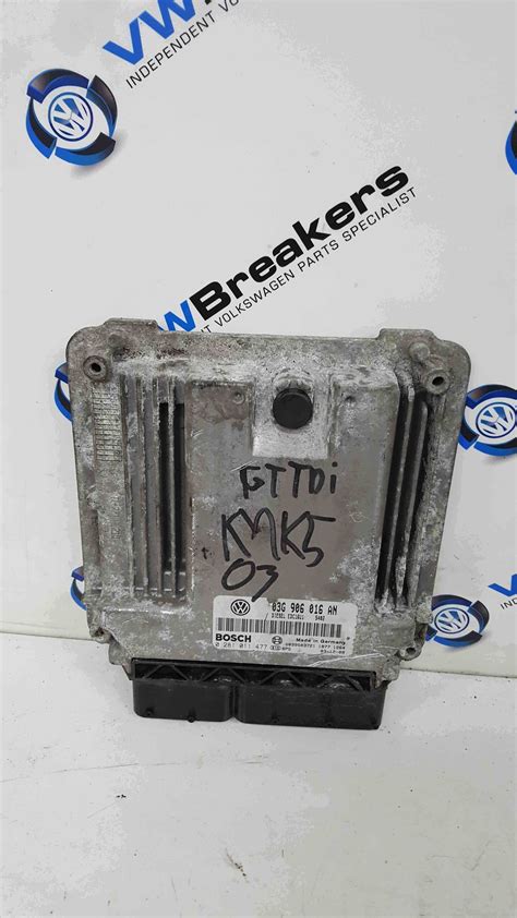 Volkswagen Golf MK5 2003 2009 2 0 TDi Engine Control Unit ECU BKD