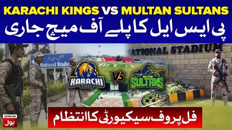 Karachi Kings Vs Multan Sultans Psl Play Off Match In Karachi