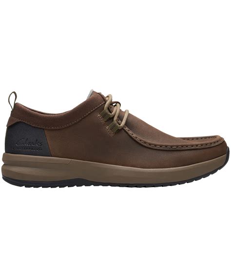 Clarks Men's Wellman Moc Waterproof Leather Shoes | Marks