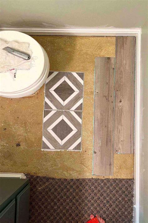 how to install peel and stick tile on plywood