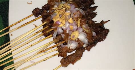 Resep Sate Daging Sapi Bumbu Kacang Oleh Dapur Amira Cookpad