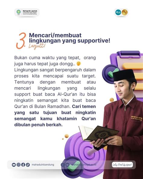 5 Tips Khatam Al Quran Di Bulan Ramadhan Ala Mahad Al Jamiah UIN