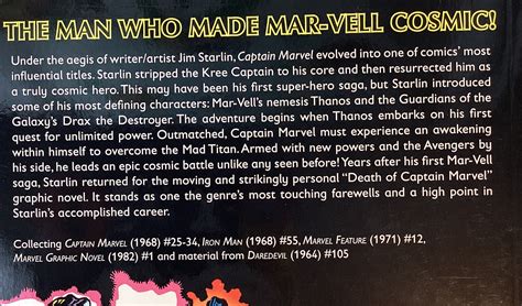 Captain Marvel By Jim Starlin 3A The Complete Collection 28Marvel 2C