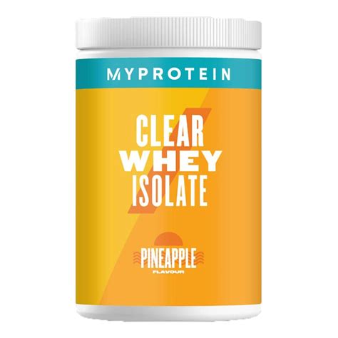 Clear Pineapple Whey Isolate Protein Powder 500g 20 Servings Myprotein