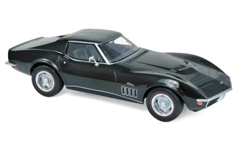 Modellino In Miniatura Chevrolet Corvette 1 18 Norev C3 427 Metallic