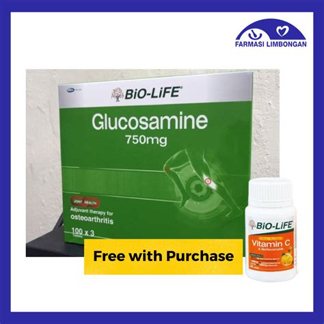 Biolife Glucosamine 750mg 100sx3 Farmasi Limbongan