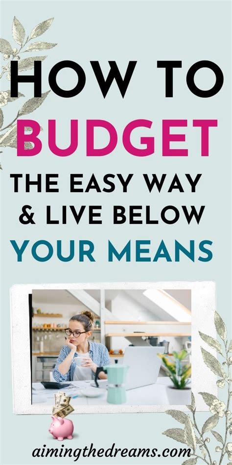 How To Budget The Easy Way And Save Money Aimingthedreams Budgeting