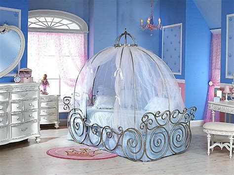 Disney Princess Carriage Bed Canopy Disney Princess White 6 Pc Twin