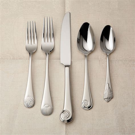 Reed Barton Sea Shells Stainless Steel Flatware Ross Simons