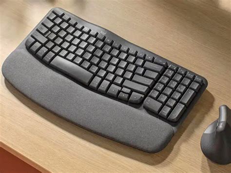 Logitech Lan A Teclado Ondas Wave Keys No Brasil Techshake