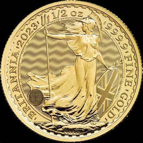 GB Britannia King Charles Goud 1 2 Oz 2023 BU Europese GoudStandaard