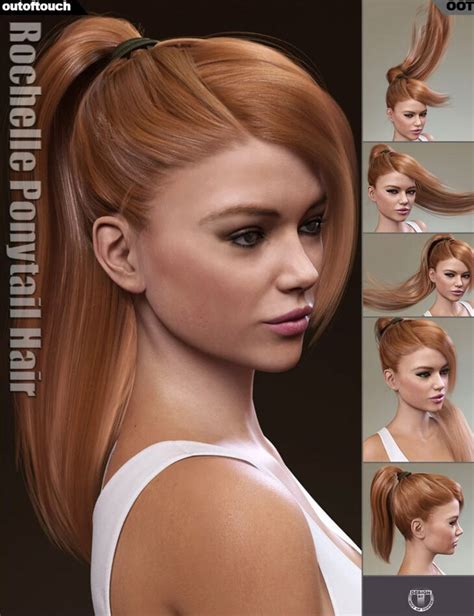 Rochelle Ponytail Hair For Genesis 3 Females Render State