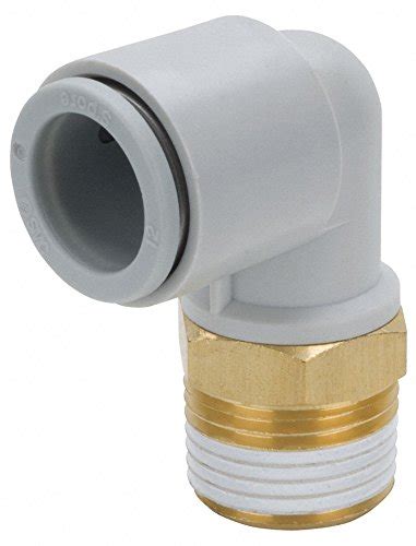 SMC KQ2L04 01AS PBT Brass Push To Connect Tube Fitting With Sealant