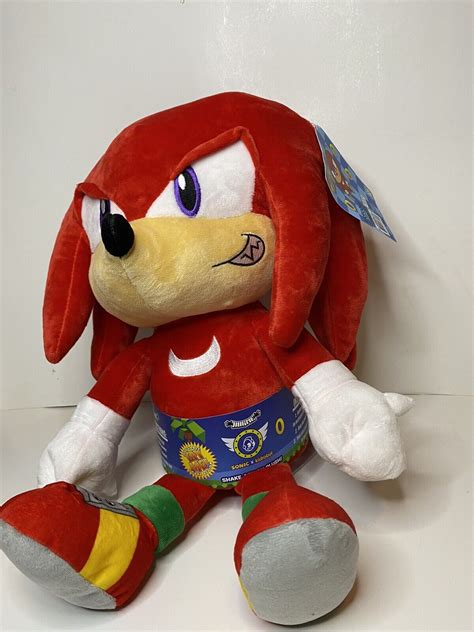 Sonic The Hedgehog 16 Hugme Knuckles Plush Ebay