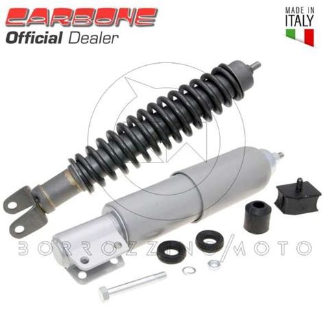 KIT AMMORTIZZATORI CARBONE ANTERIORE POSTERIORE FOSFATATO VESPA PX150