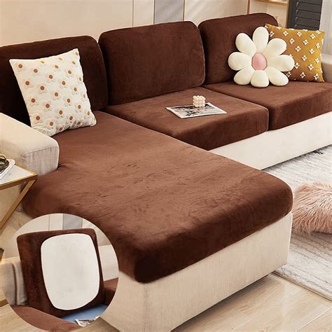 Acmdl Fabric Sofa Cushion Covers Elastic Couch Cover L Shaped Sofa Seat