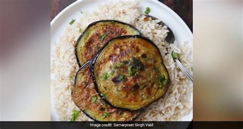 Eggplant Omelette Recipe by Samarpreet Singh Vaid - NDTV Food