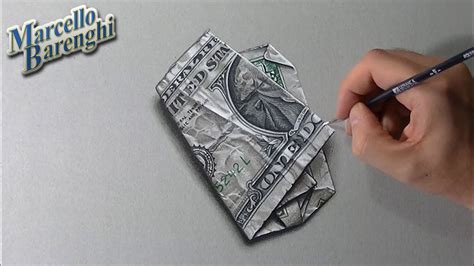 Hyper Realistic Drawing Of A Dollar