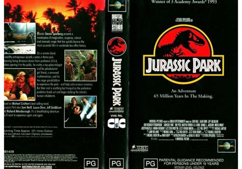 Opening And Closing To Jurassic Park 1993 1994 Vhs Australia Vhs Openings Wiki Fandom