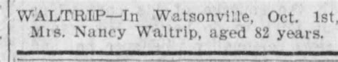 Nancy Lucinda Oxford Waltrip 1821 1902 Find A Grave Gedenkplek