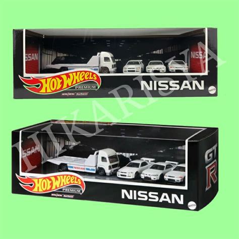 Jual Hot Wheels Nissan Garage Diorama Premium Set Skyline R34 R32 R33