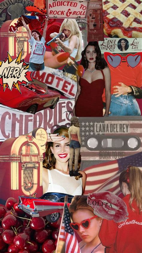 Americana Lanadelreycore Coquette Americana Aesthetic Vintage