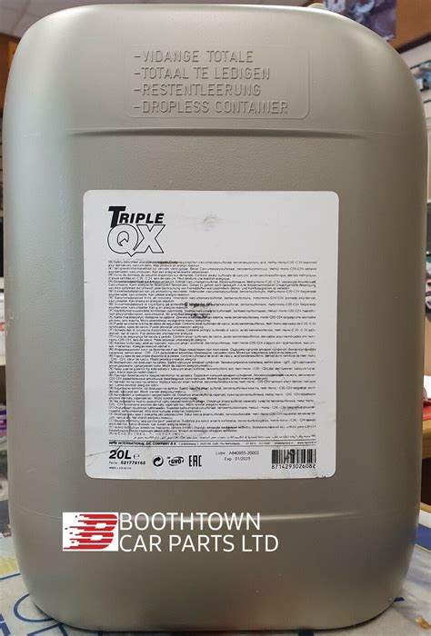 Triple Qx Synplus Sae W Fully Synthetic Car Engine Oil Ford Spec