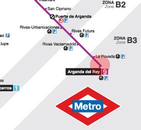 Arganda Del Rey Station Map Madrid Metro