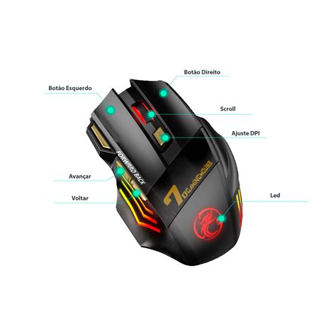 Mouse Usb Gamer Dpi Led Rgb Es Cyberfast