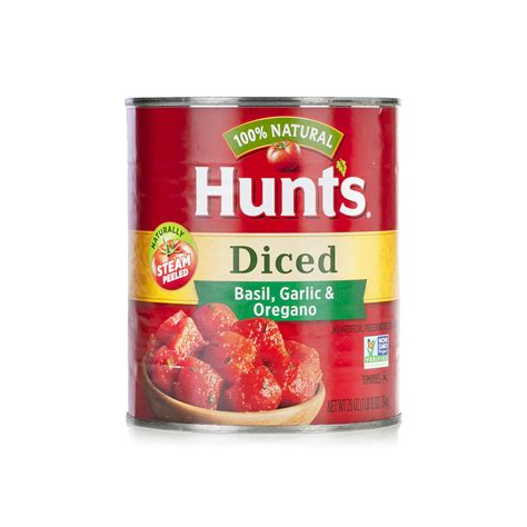 Hunt S Diced Tomatoes With Basil Garlic Oregano G Spinneys Uae