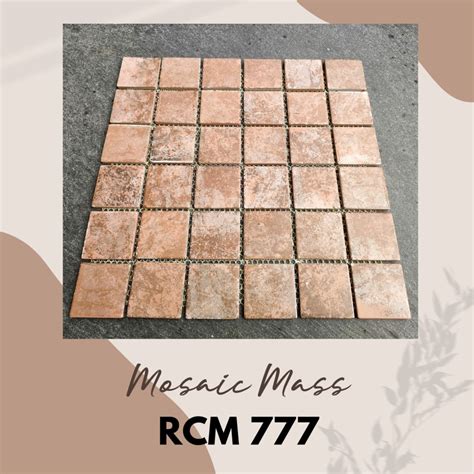 Jual Keramik Dinding Murah Mosaic Batu Mosaic Kuda Laut Mass Type RCM