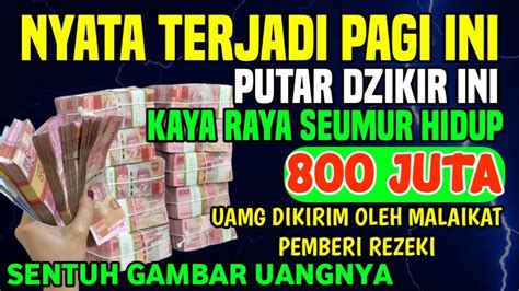 Nyata Terjadi Pagi Ini Uang Datang Sendiri Kerumah Anda Melalui