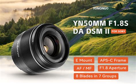 Yongnuo Upgraded Yn50mm F1 8s Da Dsm Ii Lens For Sony E