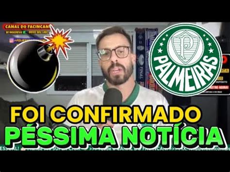 FOI CONFIRMADO FACINCANI TRAS PÉSSIMA NOTÍCIA LA DO PALMEIRAS OLHA