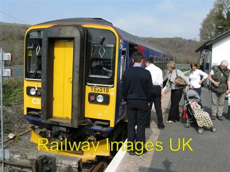 Railway Photo Class 153 Dmu Looe Station C2009 £200 Picclick Uk