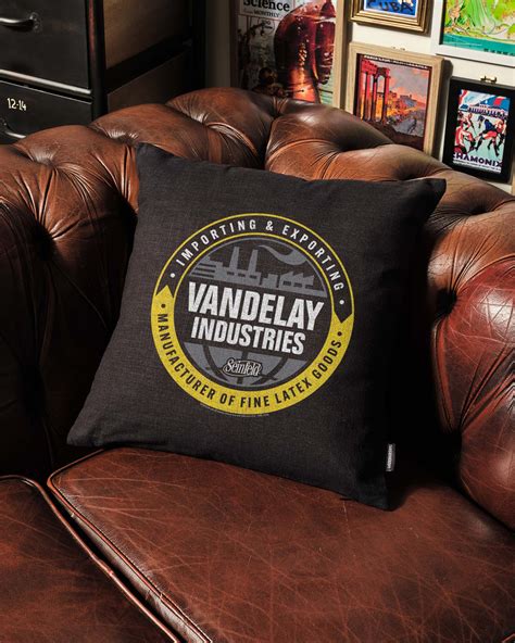 Vandelay Industries Logo Cushion Official Seinfeld Merch